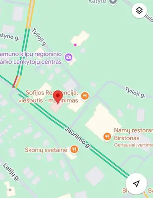 a map of the city of berlin with a red heart at Perlos Apartamentai 12 in Birštonas