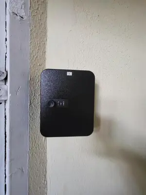 a electrical outlet on the side of a wall at Poilsis dviems in Šiauliai