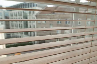 a close up of a wooden railing on a balcony at G-47 Near the Parliament - Self check in in Vilnius