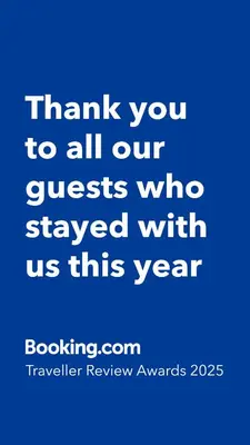 a blue background with the words thank you to all our guests who stayed with us at G-47 Near the Parliament - Self check in in Vilnius