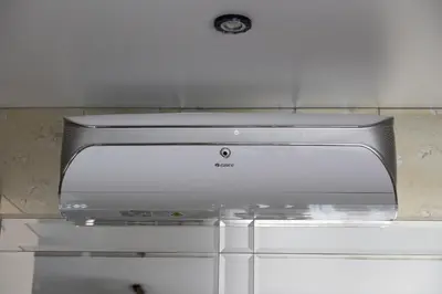 a microwave oven sitting on top of a counter at VIXI Skylum in Vilnius