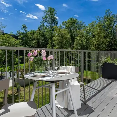 cohost I New Apt w-Balcony I Air Condition I Free Parking & Netflix I By Botanical Park