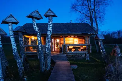 Gallery image of Cozy cabin by the lake in ecological farm Kemešys in Šiškiniai