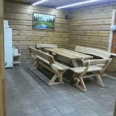 Pirtis su kubilu ant ežero kranto Birvarelax