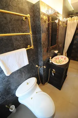 a bathroom with a toilet and a sink at Argo Trakai in Trakai