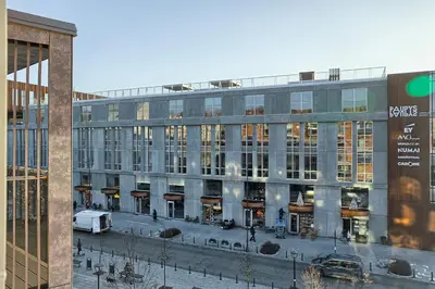 a rendering of the exterior of a building at Amazing central apartments x free parking x SELF CHECK IN 24x7 in Vilnius