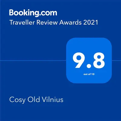 a screenshot of a text box with the number at Cosy Old Vilnius in Vilnius