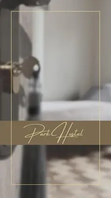 a picture of a door with the words rat hotel at Park Hostel in Šiauliai