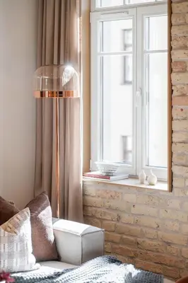 a living room with a couch and a window at 2 Bedroom I 85 m2 I w-Balcony I Malunu st Apt I cohost in Vilnius