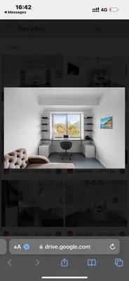 a picture of a living room with a window at Flat-studija in Vilnius
