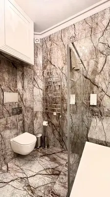 a bathroom with a shower and a toilet in it at Old Town Residence Kaunas in Kaunas