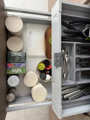 a kitchen with an open refrigerator filled with food at Moonlight Apartment - Parko rezidencija SELF CHECK IN in Panevėžys