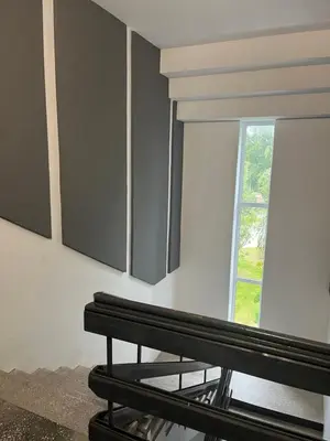 a dining room with a window and a table at Apartamentai 2 in Raseiniai
