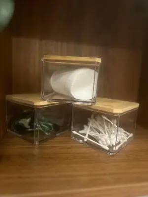 a box with a roll of toilet paper in it at Two Bedroom Riverland Apartment in VNO