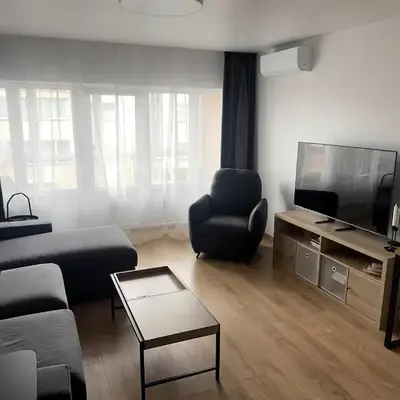 Studio Apartment with Balcony in Central Druskininkai