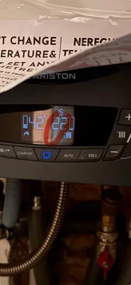 a close up of a computer monitor with a screen at Old Town apartm in Vilnius