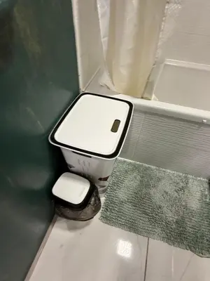a small bathroom with a toilet and a sink at Welcome to Dovas Home in Anykščiai