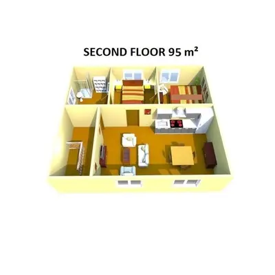 a floor plan of a room at XL apartamentai su nemokamu parkingu in Šiauliai