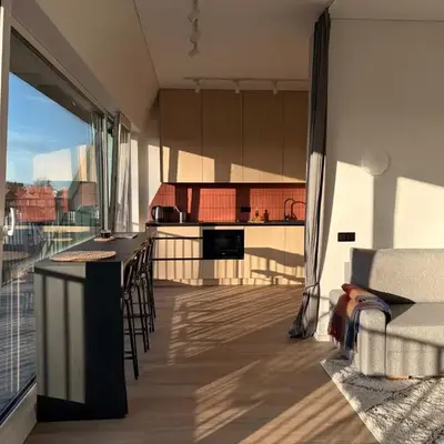 Designer Penthouse with Huge Terrace & Fast Wi-Fi