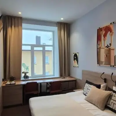 Private Double Room in Corner Building