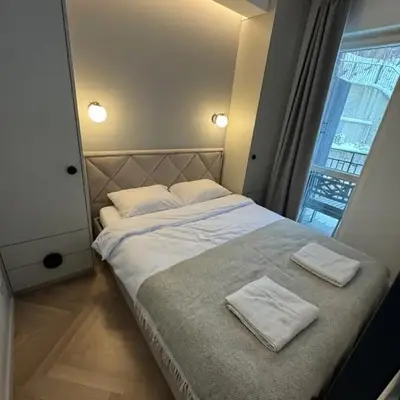 New Cozy Designer Apartment in Uzupis Walk to Old Town in a Luxury Building Garden View Balcony