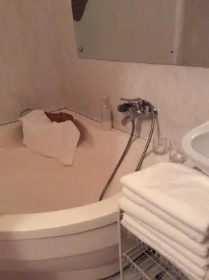 a bathroom with a bath tub and a sink at Kotedžai Milikonių g. in Kaunas