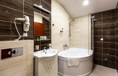 a bathroom with a sink and a toilet and a shower at Galia in Druskininkai