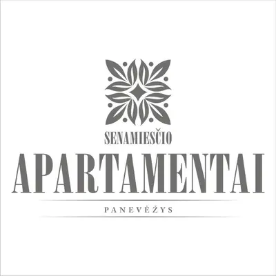 a logo for a restaurant with a snowflake at Senamiesčio APARTAMENTAI in Panevėžys
