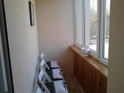 a room with a window and a pile of rocks at Lima Studio in Druskininkai