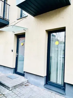a building with a door and a window at Cosy 1BD Apartment in Old Town by Domvia in Kaunas