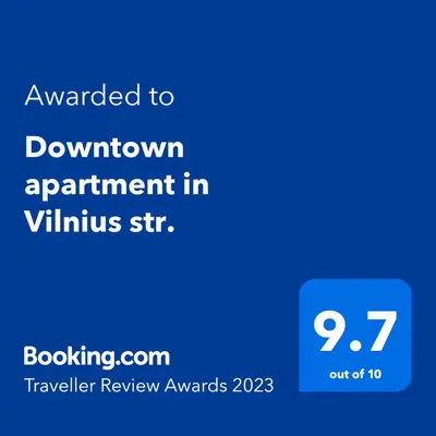 a blue screen with the text advanced to workflow appointment in vivirus srf at Downtown apartment in Vilnius str. in Vilnius