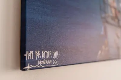 a picture of a book with the words first ex written on it at Lovely apartment in the city center in Kaunas