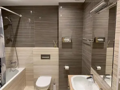 a bathroom with a toilet and a sink at Brolių studija in Druskininkai