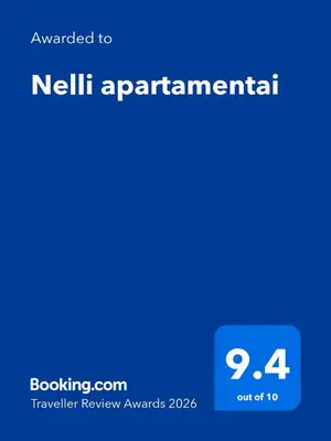 a screenshot of a cell phone with the text wanted to kill spamitism at Nelli apartamentai in Druskininkai