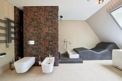 a bathroom with a toilet and a sink and a shower at Luxury villas Kaunas in Šlienava