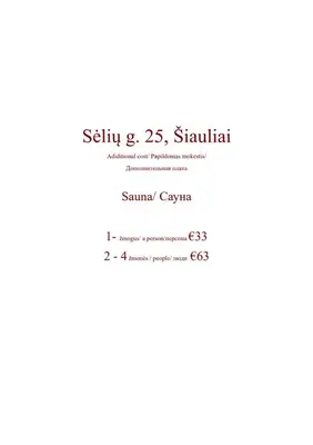 a screenshot of a cell phone screen with a document at Šeimos Būstas Homestay in Šiauliai
