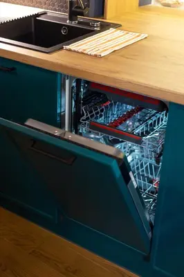 a drawer in a kitchen with a sink at #stayhere - Historic Vilnius Old Town Chic Studio in Vilnius