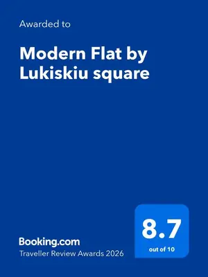 a screenshot of the modern flat by lukitschyr square at Modern Flat by Lukiskiu square in Vilnius