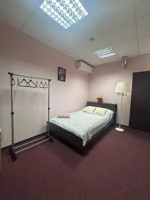 a bedroom with a bed in a room at Draugystės apartmentai in Kaunas