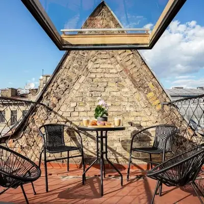 Luxury apartment in Gediminas avenue with terrace